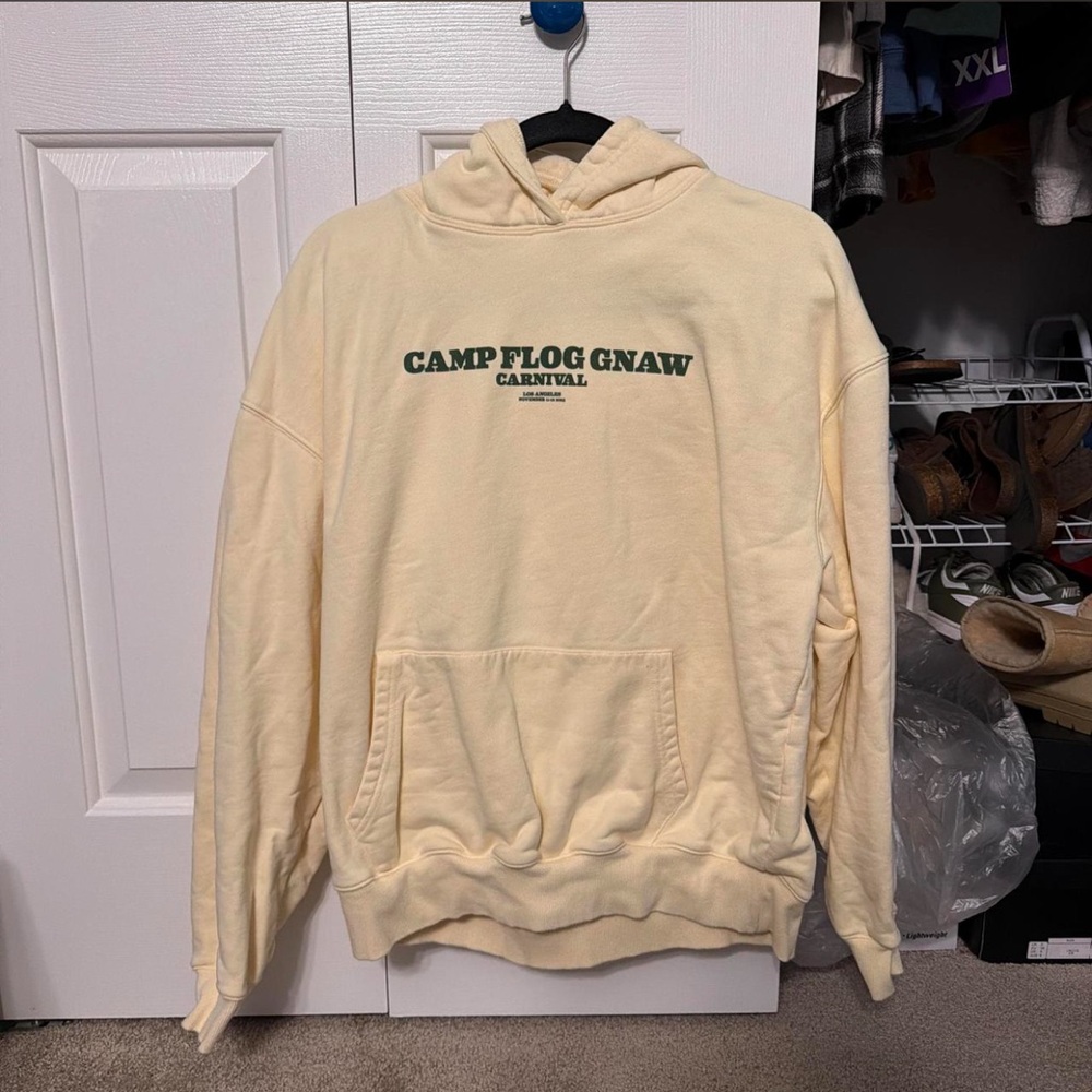 Camp Flog Gnaw Carnival Cream Hoodie 2023